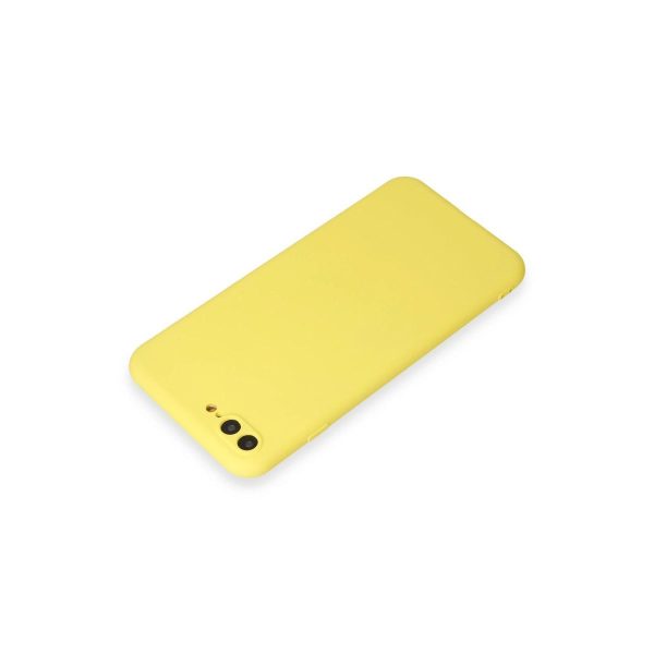 Apple İphone 7 Plus Kılıf First Silikon - Sarı