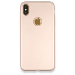 Apple İphone Xs Max Kılıf First Silikon - Rose Gold