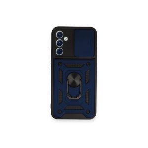 Samsung Galaxy A54 5g Kılıf Pars Lens Yüzüklü Silikon - Lacivert