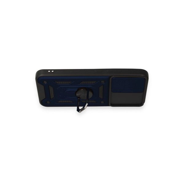 Samsung Galaxy A54 5g Kılıf Pars Lens Yüzüklü Silikon - Lacivert