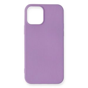Apple İphone 12 Mini Kılıf First Silikon - Lila