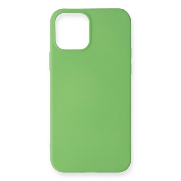 Apple İphone 12 Mini Kılıf First Silikon - Yeşil