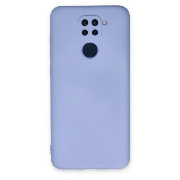 Xiaomi Redmi Note 9 Kılıf Nano İçi Kadife Silikon - Lila