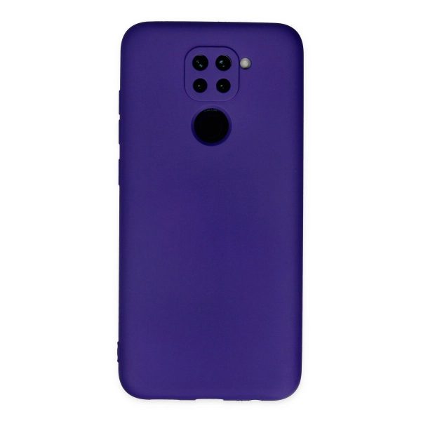 Xiaomi Redmi Note 9 Kılıf Nano İçi Kadife Silikon - Mor