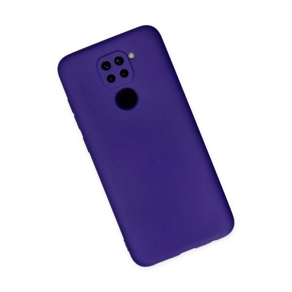 Xiaomi Redmi Note 9 Kılıf Nano İçi Kadife Silikon - Mor