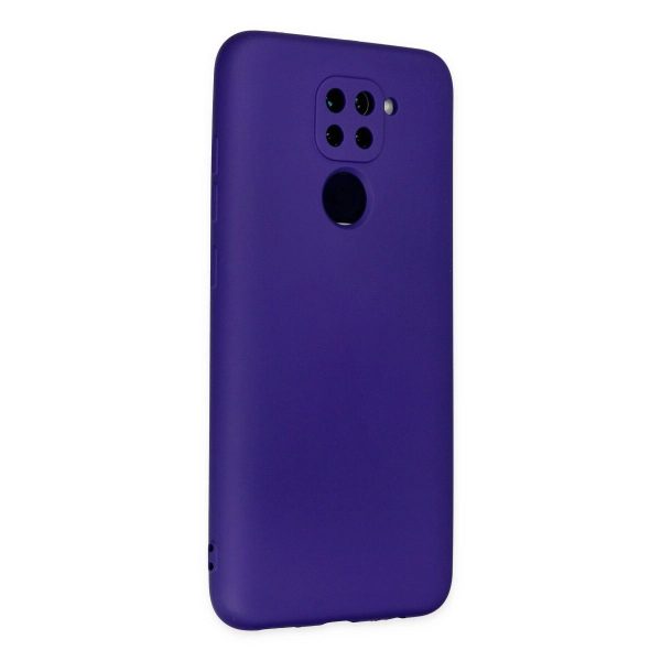 Xiaomi Redmi Note 9 Kılıf Nano İçi Kadife Silikon - Mor