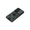 Samsung Galaxy S21 Fe Kılıf Pars Lens Yüzüklü Silikon - Yeşil
