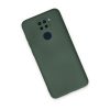 Xiaomi Redmi Note 9 Kılıf Nano İçi Kadife Silikon - Koyu Yeşil