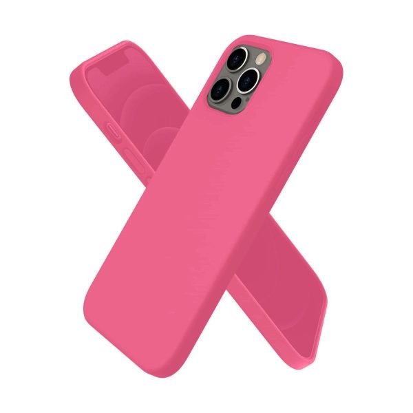 Apple İphone 12 Pro Kılıf First Silikon - Pembe