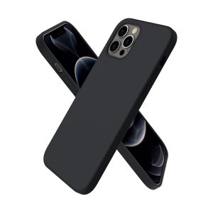 Apple İphone 12 Pro Max Kılıf First Silikon - Siyah
