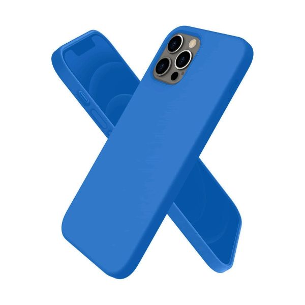 Apple İphone 12 Pro Max Kılıf First Silikon - Mavi