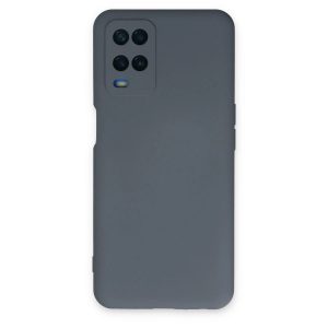 Oppo A54 4g Kılıf Nano İçi Kadife Silikon - Gri
