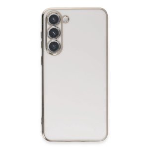Samsung Galaxy S23 Kılıf Volet Silikon - Beyaz