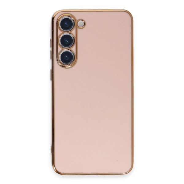 Samsung Galaxy S23 Kılıf Volet Silikon - Pembe