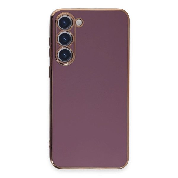 Samsung Galaxy S23 Kılıf Volet Silikon - Mor
