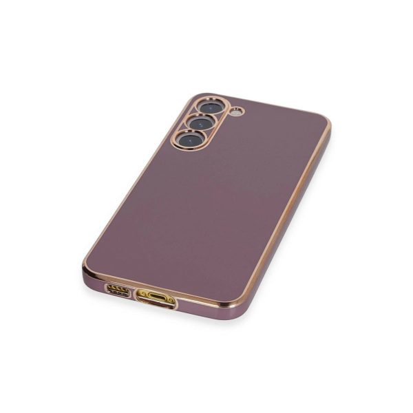 Samsung Galaxy S23 Kılıf Volet Silikon - Mor