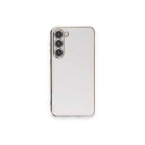 Samsung Galaxy S23 Plus Kılıf Volet Silikon - Beyaz
