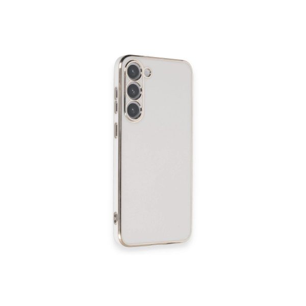 Samsung Galaxy S23 Plus Kılıf Volet Silikon - Beyaz