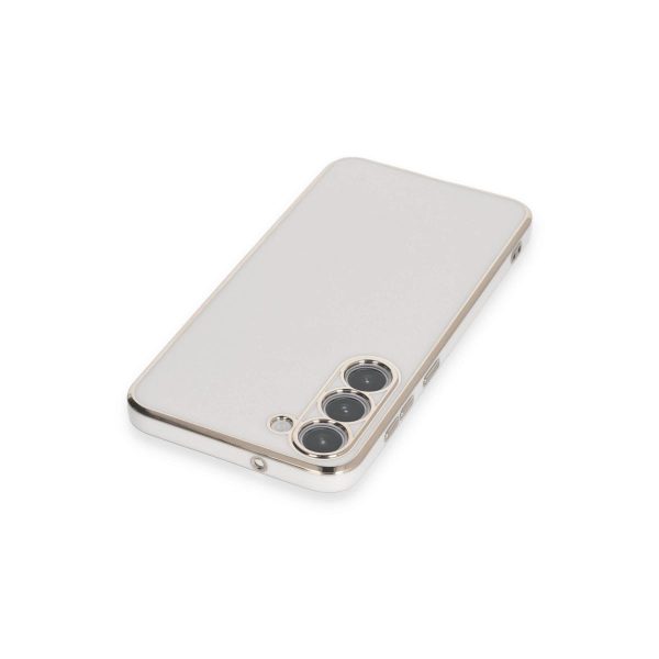 Samsung Galaxy S23 Plus Kılıf Volet Silikon - Beyaz