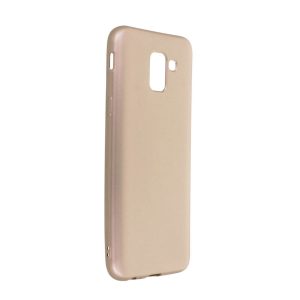 Samsung Galaxy J6 Kılıf First Silikon - Gold