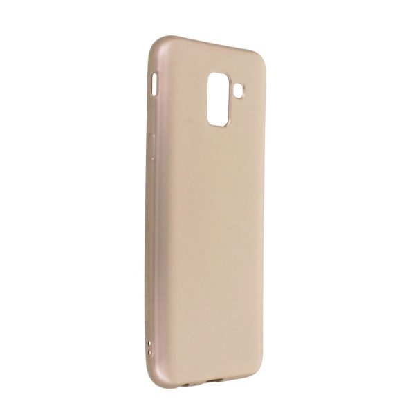 Samsung Galaxy J6 Kılıf First Silikon - Gold