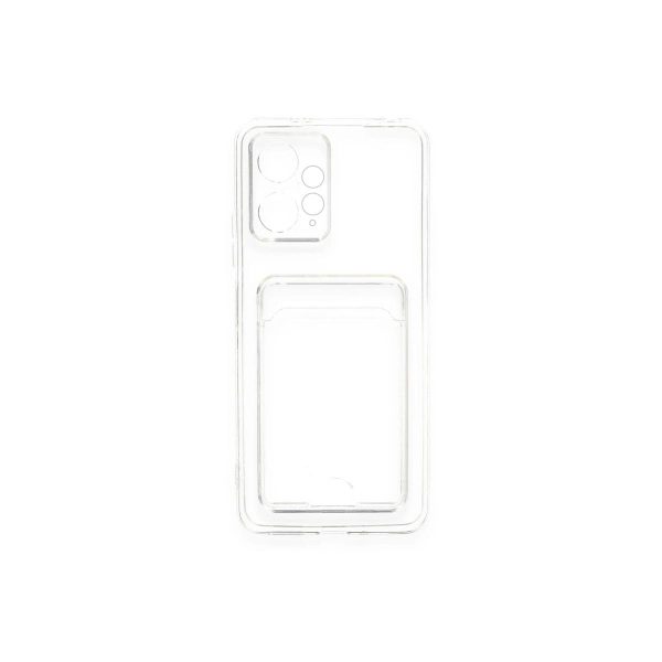 Xiaomi Redmi Note 12 4g Kılıf Kart Şeffaf Silikon - Şeffaf