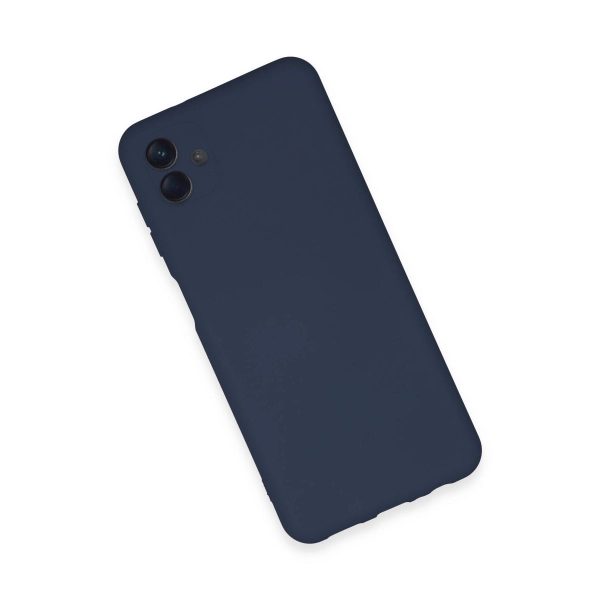 Samsung Galaxy A04e Kılıf Nano İçi Kadife Silikon - Lacivert