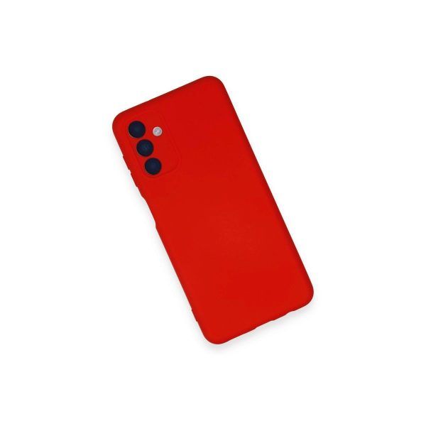Samsung Galaxy A14 4g Kılıf Nano İçi Kadife Silikon - Kırmızı