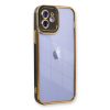 Apple İphone 12 Kılıf Liva Lens Silikon - Siyah