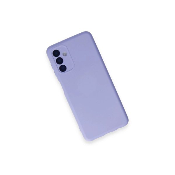 Samsung Galaxy A14 4g Kılıf Nano İçi Kadife Silikon - Lila