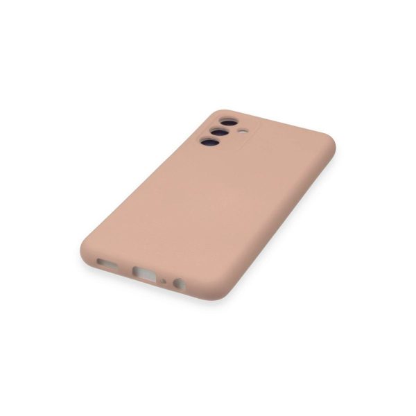Samsung Galaxy A14 4g Kılıf Nano İçi Kadife Silikon - Pudra