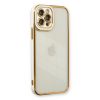 Apple İphone 12 Pro Kılıf Liva Lens Silikon - Beyaz