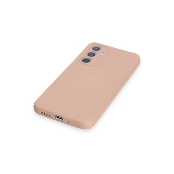 Samsung Galaxy A54 5g Kılıf Nano İçi Kadife Silikon - Pudra
