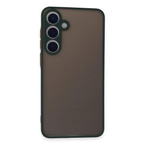 Samsung Galaxy S24 Kılıf Montreal Silikon Kapak - Yeşil