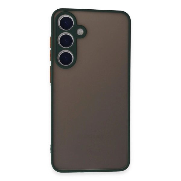 Samsung Galaxy S24 Kılıf Montreal Silikon Kapak - Yeşil