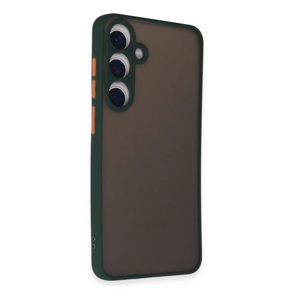 Samsung Galaxy S24 Kılıf Montreal Silikon Kapak - Yeşil