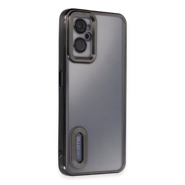 Realme 9i 4g Kılıf Slot Silikon - Siyah