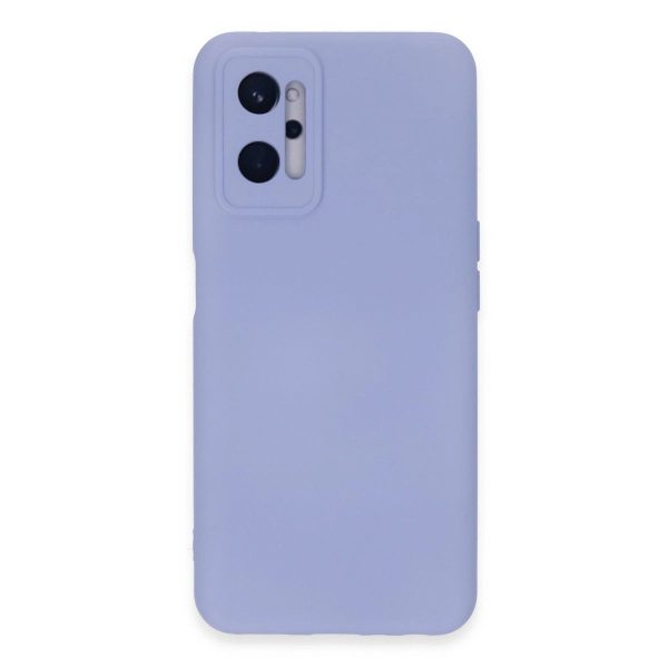 Realme 9i 4g Kılıf Nano İçi Kadife Silikon - Lila