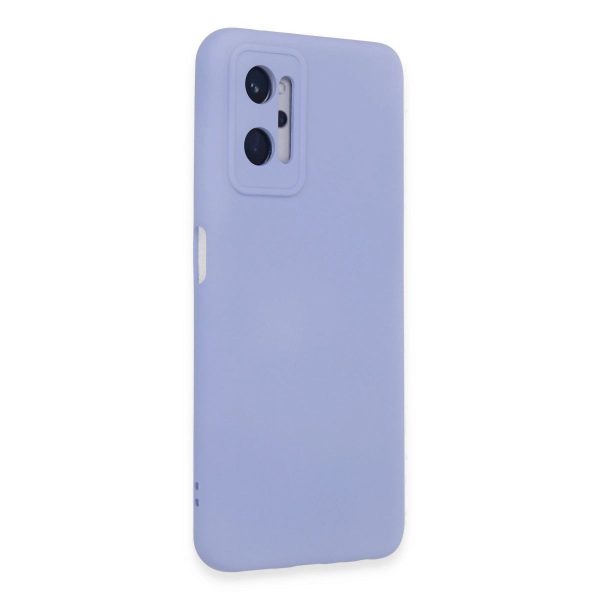 Realme 9i 4g Kılıf Nano İçi Kadife Silikon - Lila