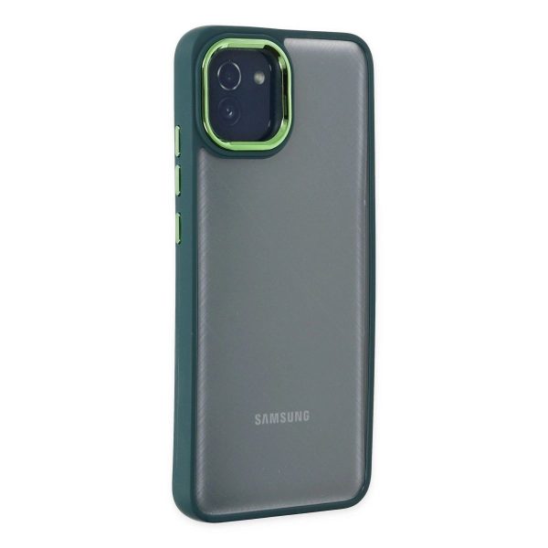 Samsung Galaxy A03 Kılıf Dora Kapak - Haki Yeşil