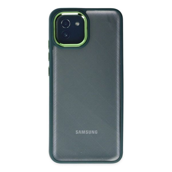 Samsung Galaxy A03 Kılıf Dora Kapak - Haki Yeşil