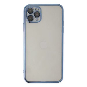 Apple İphone 11 Pro Kılıf Razer Lensli Silikon - Açık Mavi