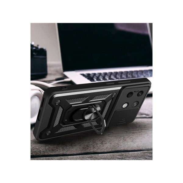 Xiaomi Poco X6 Pro Kılıf Pars Lens Yüzüklü Silikon - Yeşil