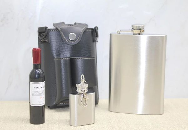 Deri Kılıflı Matara Seti Alk3927